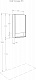 Акватон Зеркальный шкаф Сканди 55 дуб рустикальный, белый – фотография-8